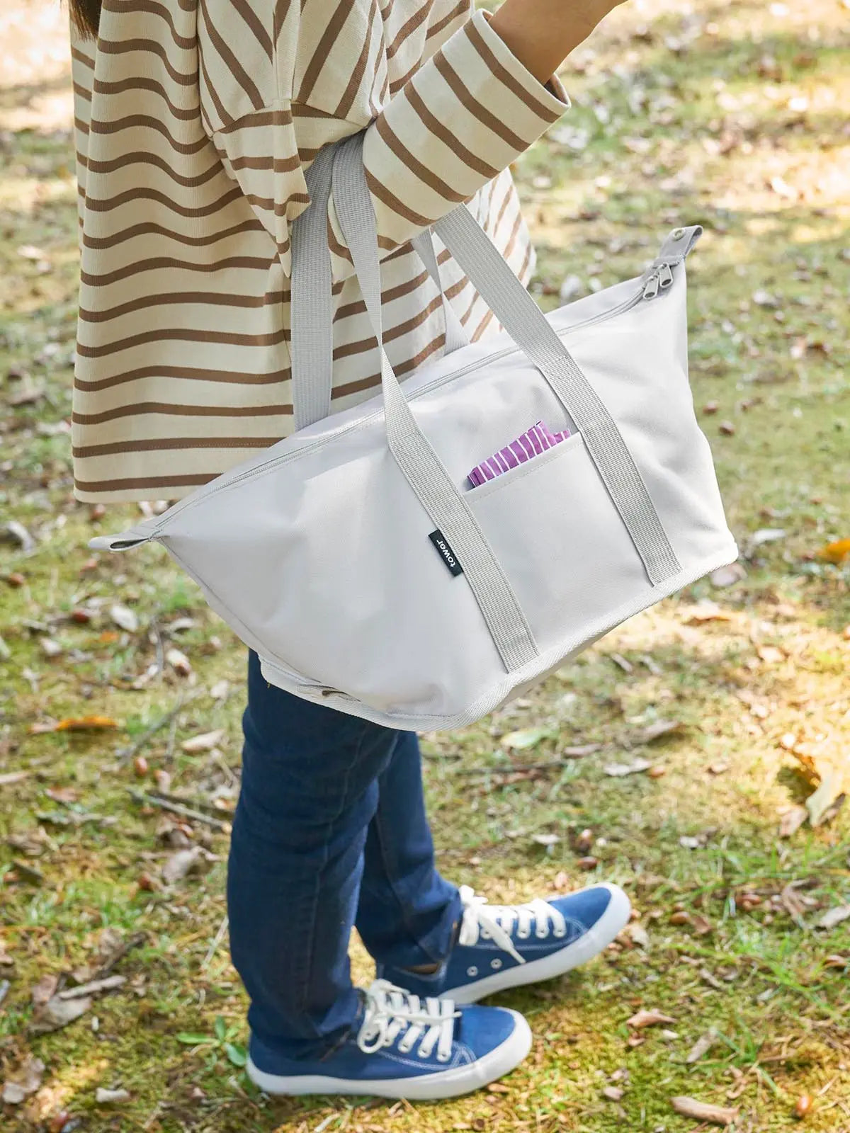 スーパー・コンビニ弁当がそのまま入る洗えるお弁当バッグ タワー