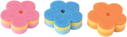 フラワーダイカットキッチンスポンジ（1コ入）