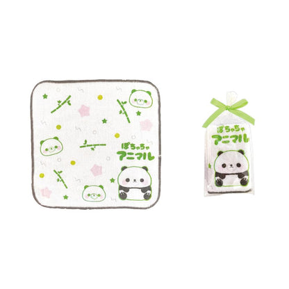 ぽちゃちゃアニマル　ギフトラッピングミニタオル１枚