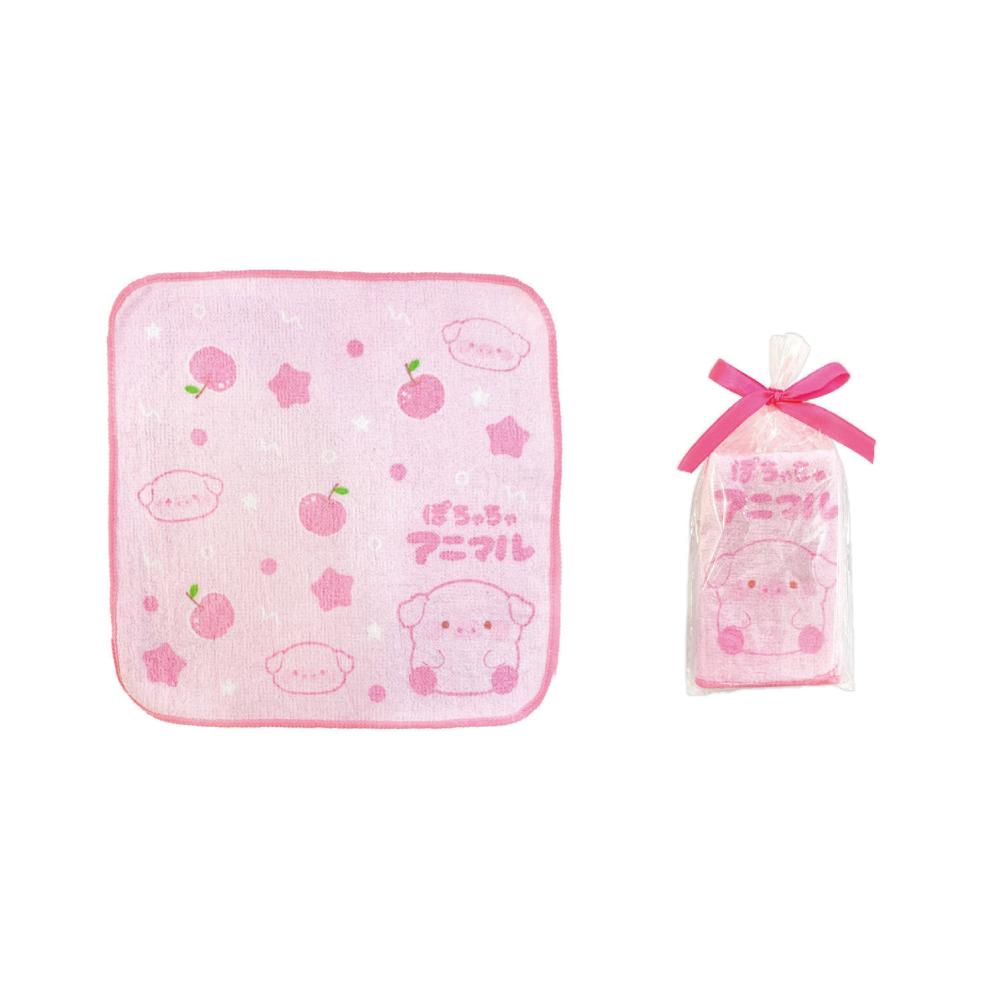 ぽちゃちゃアニマル　ギフトラッピングミニタオル１枚