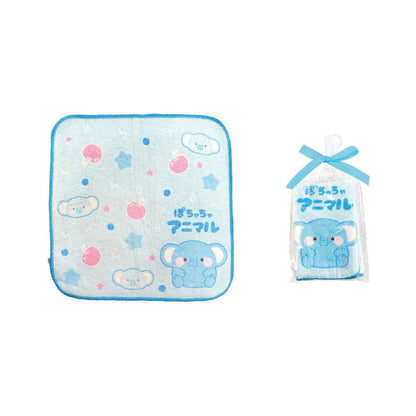 ぽちゃちゃアニマル　ギフトラッピングミニタオル１枚