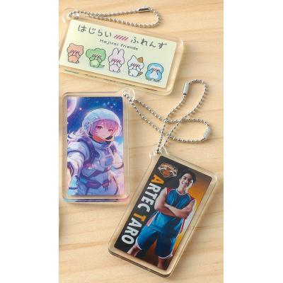 アクリルキーホルダー　四角型