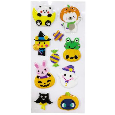 ハロウィンぷっくりミニシール
