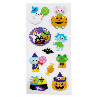 ハロウィンぷっくりミニシール