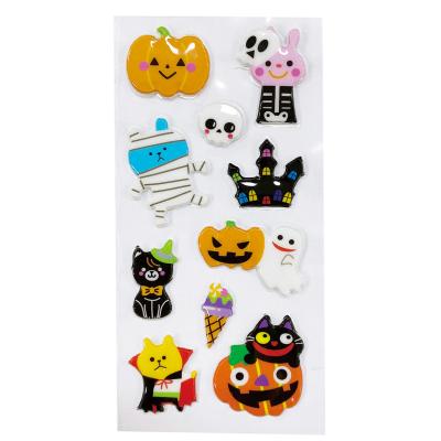 ハロウィンぷっくりミニシール