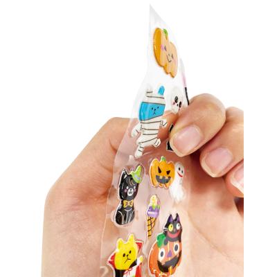 ハロウィンぷっくりミニシール