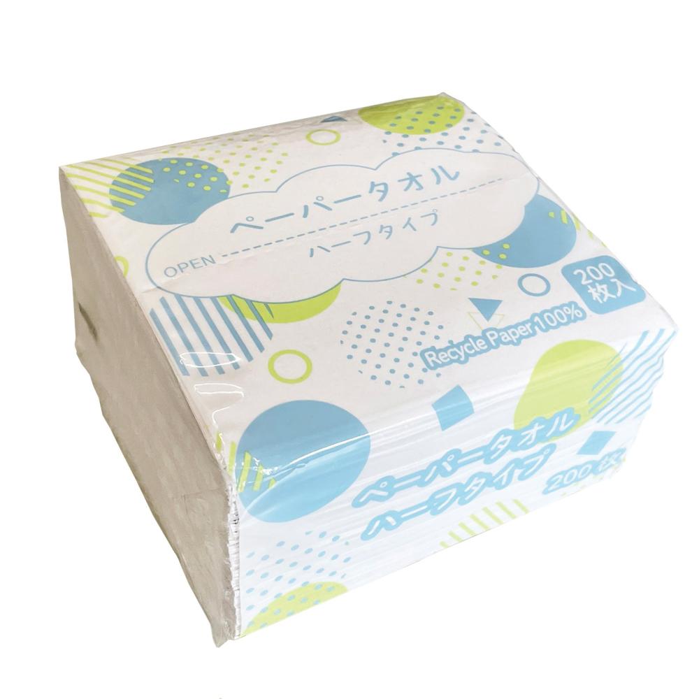 ハーフサイズペーパータオル　２００枚
