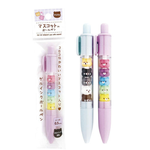 アニマルマスコットｉｎボールペン１本　全体