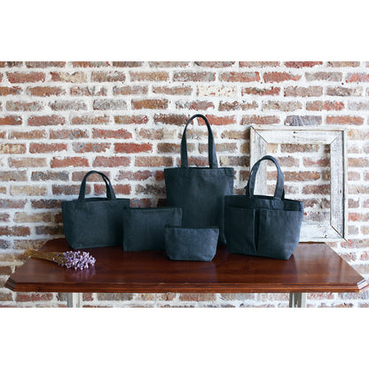 スフィア・リサイクルデニムフラットポーチ（S）