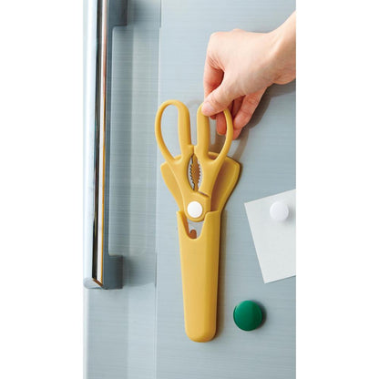 マグネットケース付き万能キッチンハサミ