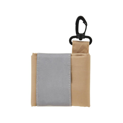 ｅＴＯＮＥ　リフレクター付きエコバッグ折りたたんだイメージ　ベージュ