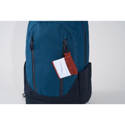 ｅＴＯＮＥ　リフレクター付きエコバッグ　カラビナ使用イメージ　エンジ