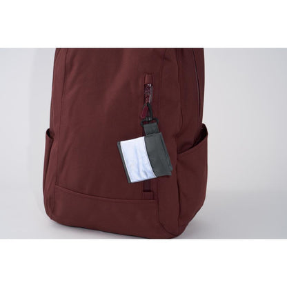 ｅＴＯＮＥ　リフレクター付きエコバッグ　カラビナ使用イメージ　グレー