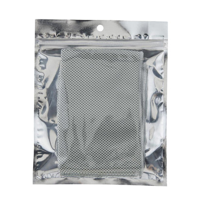 涼感タオル１枚　袋入りイメージ　グレー