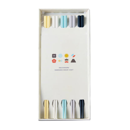 はちふく　八角箸五膳セット