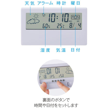 クリアスクリーン多機能デジタル時計