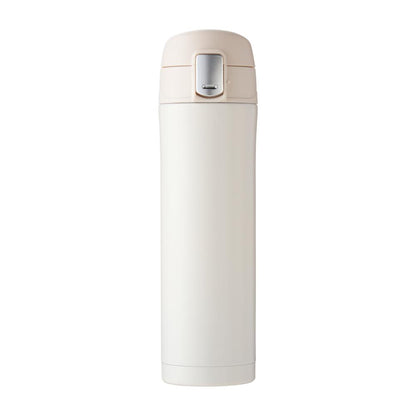 ワンプッシュ真空ステンレスボトル４５０ｍｌ　オフホワイト