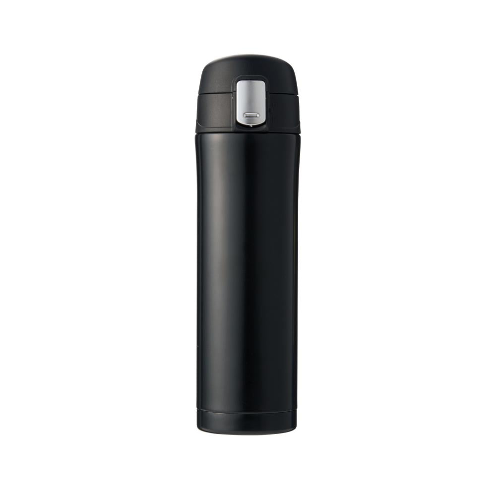 ワンプッシュ真空ステンレスボトル４５０ｍｌ　ブラック