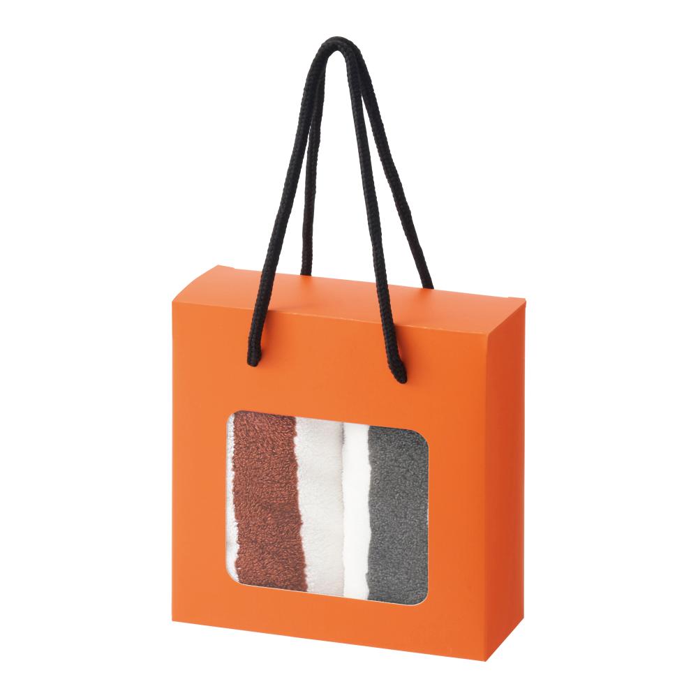 ふんわりストライプ　ハンド＆ウォッシュタオル　パッケージ