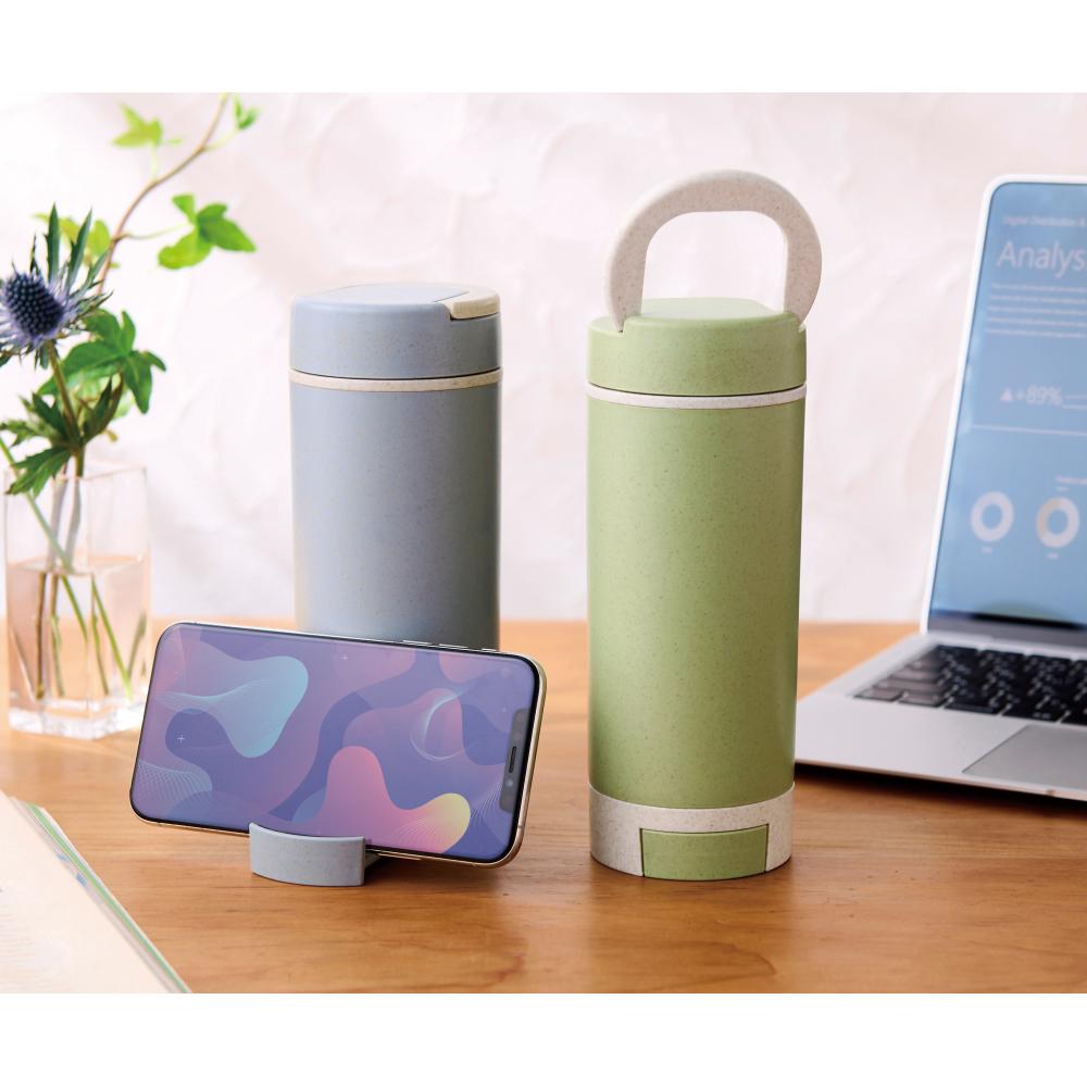スマホスタンド付きバンブーボトル４００ｍｌ　カラー比較