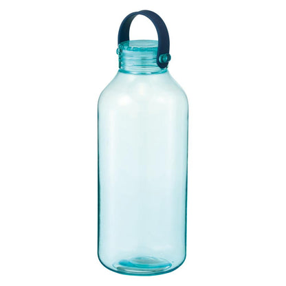 ハンドル付きドリンクボトル１１００ｍｌ１本　ブルー　斜め