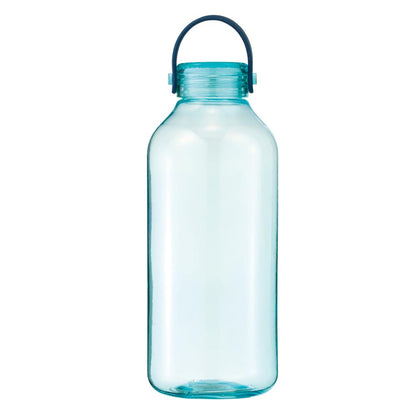 ハンドル付きドリンクボトル１１００ｍｌ１本　ブルー　上面