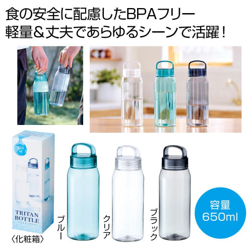 トライタン　クリアボトル６５０ｍｌ１本は食の安全に配慮したBPAフリーです