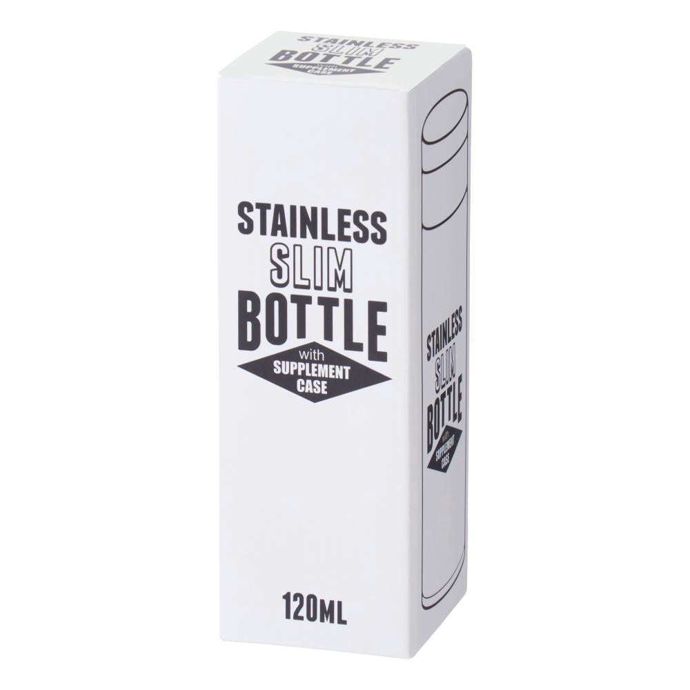 サプリメントケース付きスリムボトル１２０ｍｌ　パッケージ