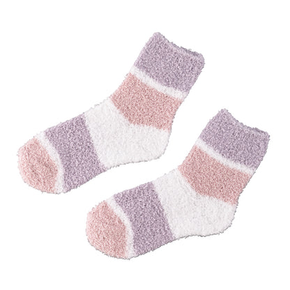 マシュマロボーダーソックス