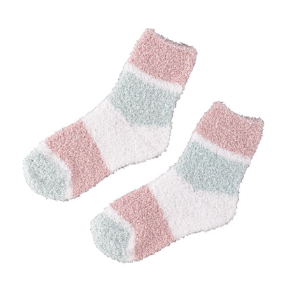 マシュマロボーダーソックス