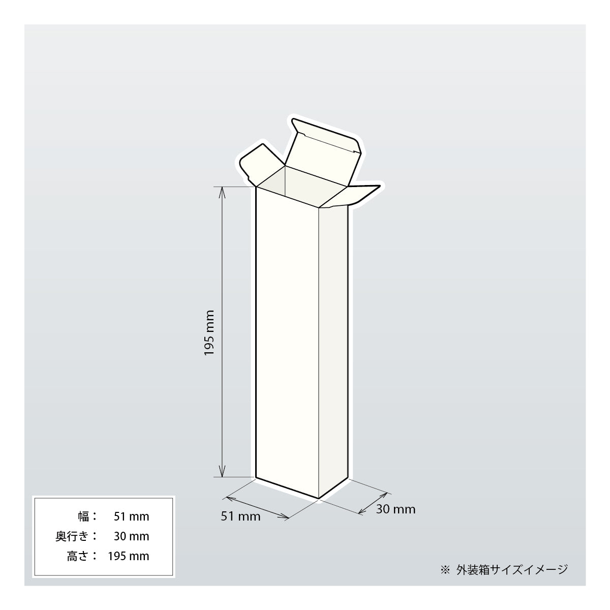 オリジナル箱ジッパーバッグ