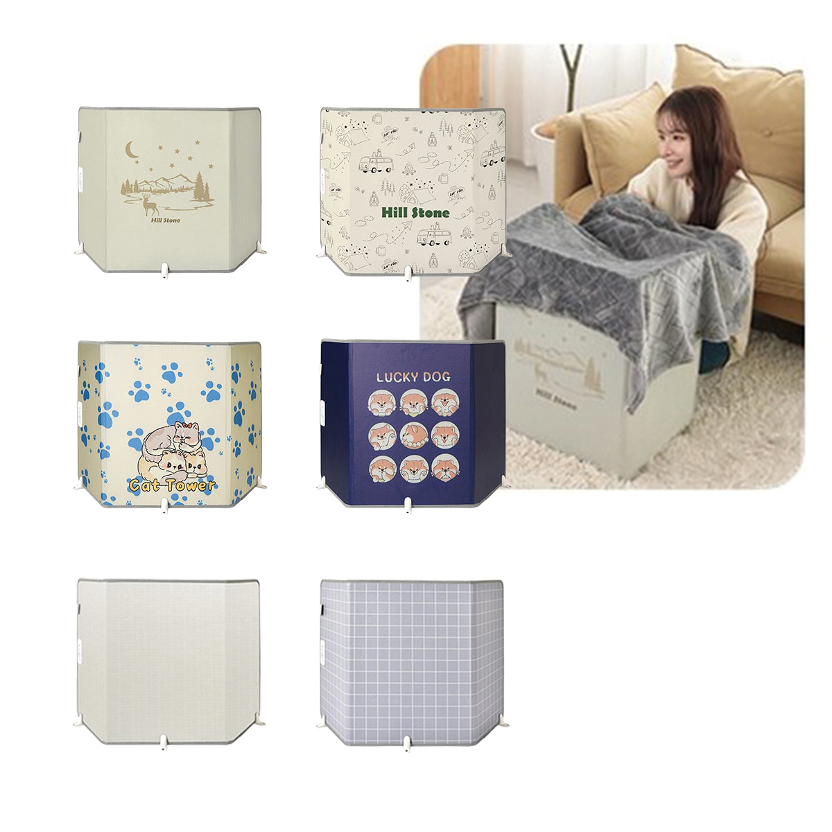 パネルヒーター（ひざ掛け付き）１個