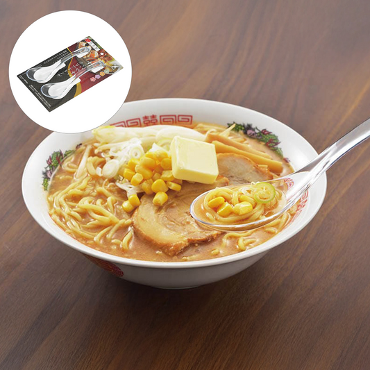 美味彩菜　すくいやすいクリアなレンゲ小2本セット