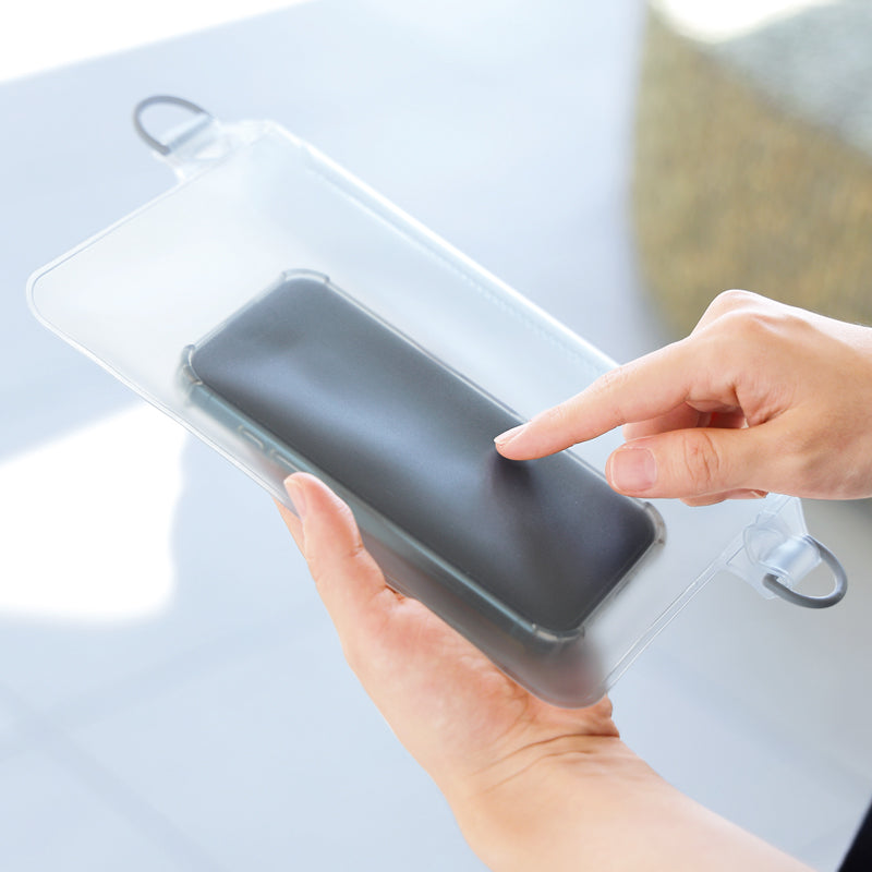 フロストクリア・２WAY防滴ショルダーバッグ