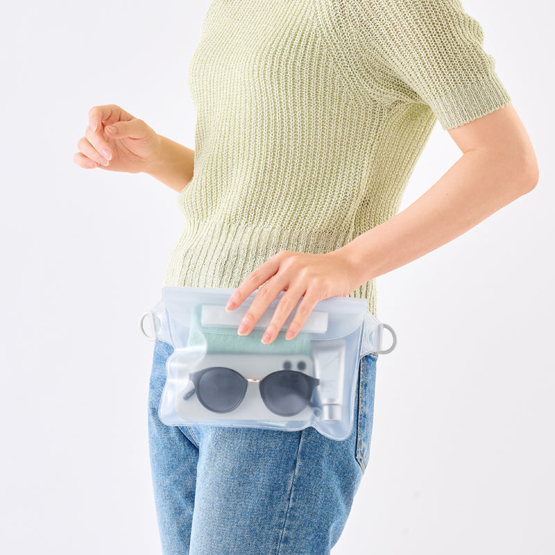 フロストクリア・２WAY防滴ショルダーバッグ