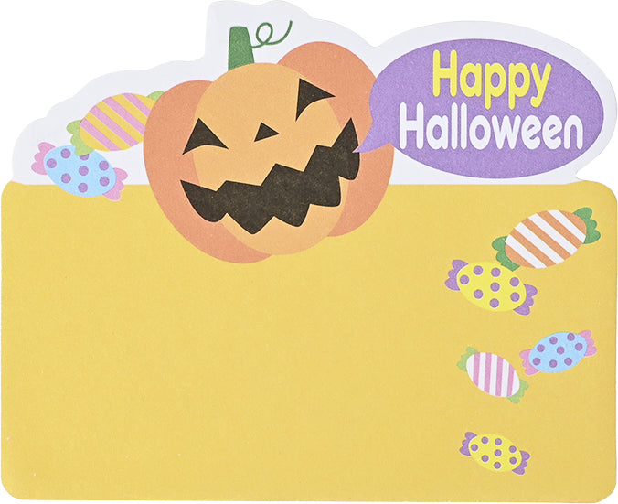 ハロウィン･ダイカットふせん（20枚入）