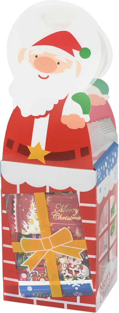 クリスマス・クリアーケース（お菓子入・シール付）