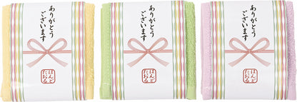 「ありがとうございます」花結びハンドタオル