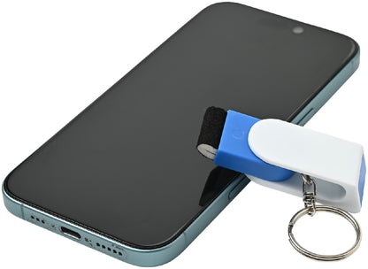 クリーナー付スマホスタンド（キーリング付）