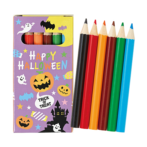ハロウィン・プチ色鉛筆（6本入）