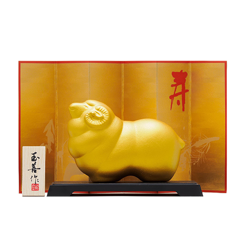 開運干支＜未＞パール金（小）　全体