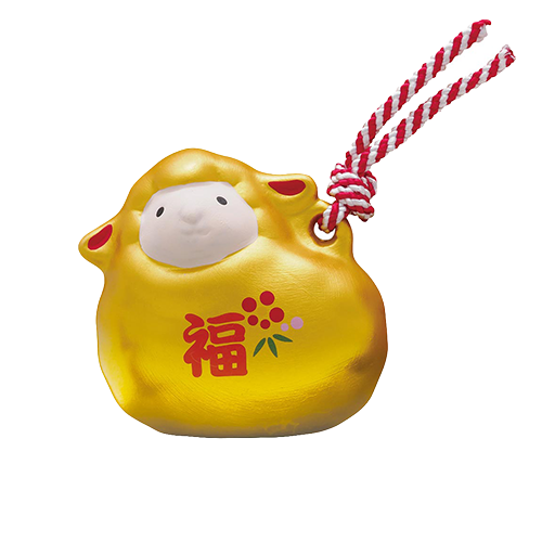 開運干支＜未＞金土鈴　全体