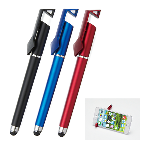 スマホスタンドにもなるボールペン＆タッチペン