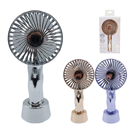 充電式ＯｌｕハンディファンＷａｖｙ１台　３色展開
