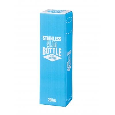 ストッパー付き真空ステンレススリムボトル２００ｍｌ - 販促日本一