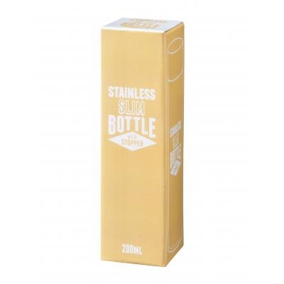 ストッパー付き真空ステンレススリムボトル２００ｍｌ - 販促日本一