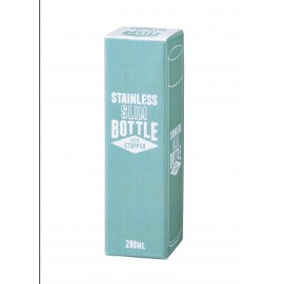 ストッパー付き真空ステンレススリムボトル２００ｍｌ - 販促日本一