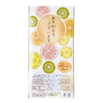 フリーザーパック２枚入（名刺ポケット付） 全体アップ