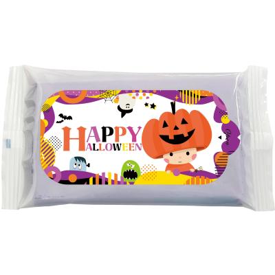ハロウィンカラーウエットティッシュ8枚