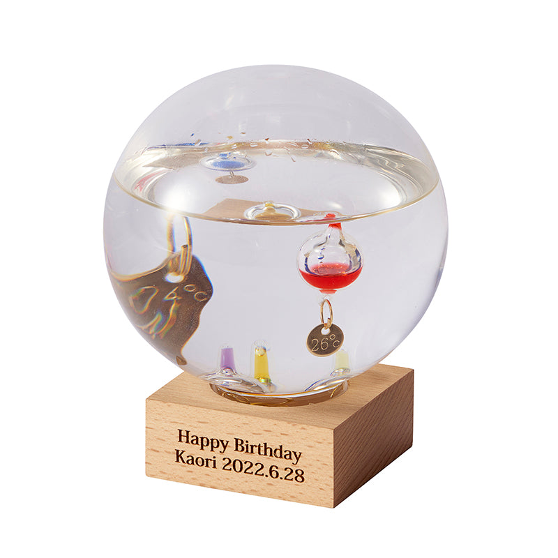 ガラスフロート温度計 ドームL